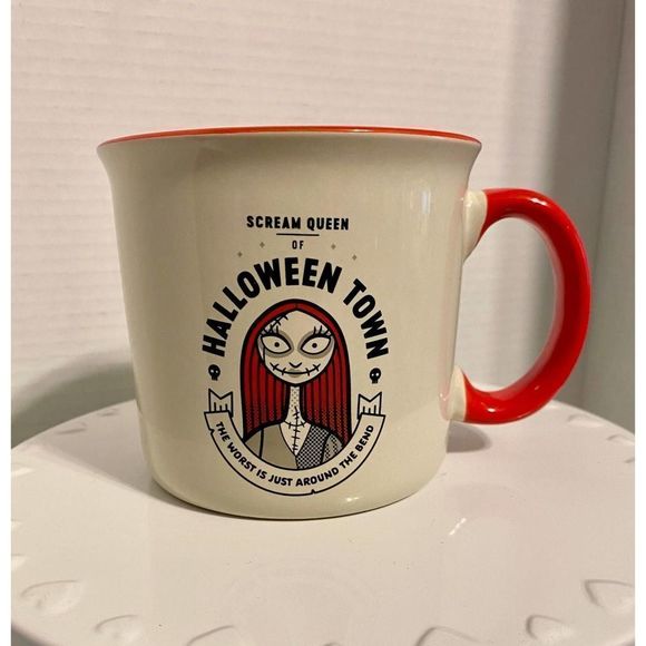 Disney Other - Nightmare Before Christmas Scream Queen Halloween Town  20oz Coffee mug NEW